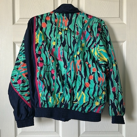 London Fog Women’s Green/Blue Windbreaker Jacket Size M - Picture 3 of 10